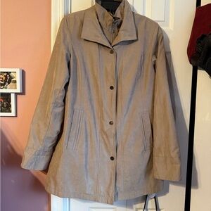 Chic Beige Soft Heavy Coat for Women